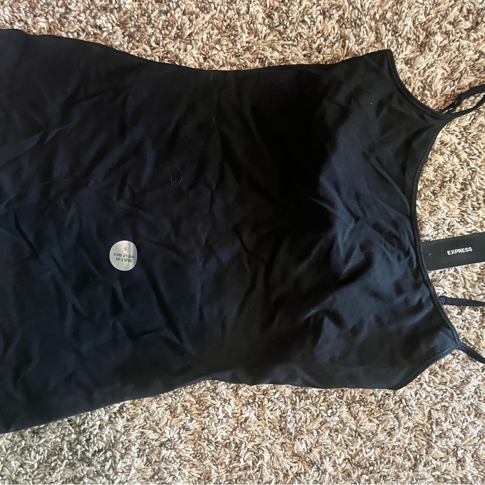 NWT Express Black Fitted Camisole Top